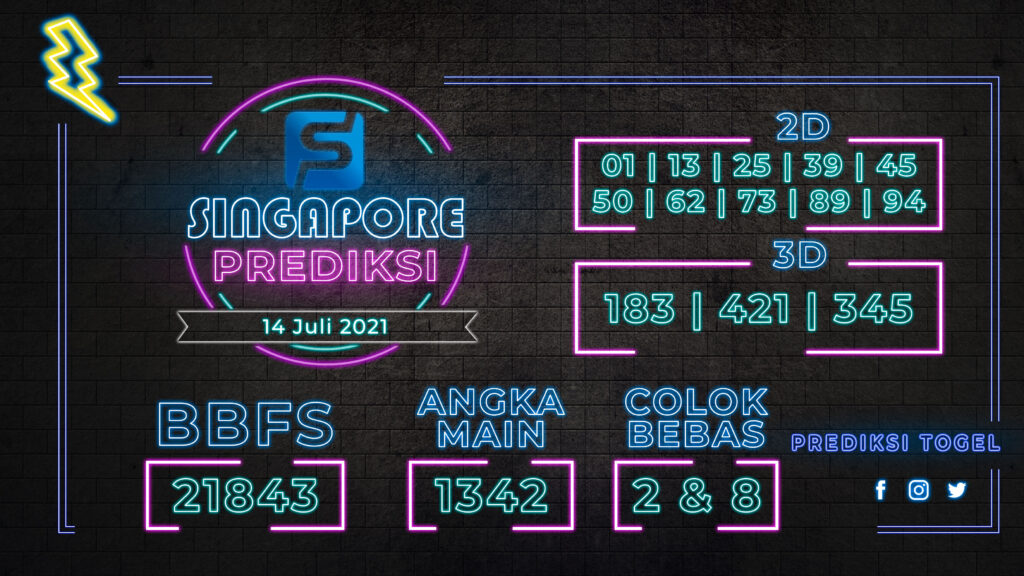 Prediksi Togel Singapura Akurat Selasa